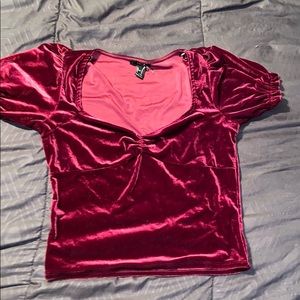New burgundy top !